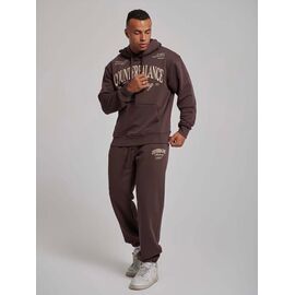 Фотография Костюм спортивный мужской 500225 brown р.M-2XL "Faraon" недорого оптом от прямого поставщика