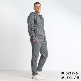 Фотография Костюм спортивный мужской 5212-1 grey р.M-3XL "Faraon" недорого оптом от прямого поставщика