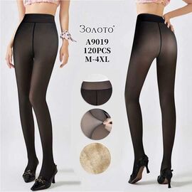 Фотография Колготы тёплые женские A9019 black р.M-4XL "Redoor" недорого оптом от прямого поставщика