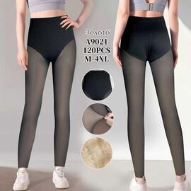 Фотография Лосины женские тёплые A9021 black р.M-4XL "Redoor" недорого оптом от прямого поставщика