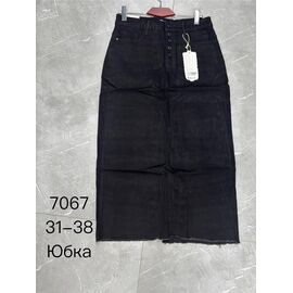 Фотография Юбка женская 7067 black р.31-38 "NewJeans" недорого оптом от прямого поставщика