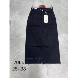 Фотография Юбка женская 7065 blue р.28-33 "NewJeans" недорого оптом от прямого поставщика