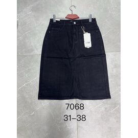 Фотография Юбка женская 7068 black р.31-38 "NewJeans" недорого оптом от прямого поставщика