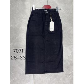 Фотография Юбка женская 7071 black р.28-33 "NewJeans" недорого оптом от прямого поставщика