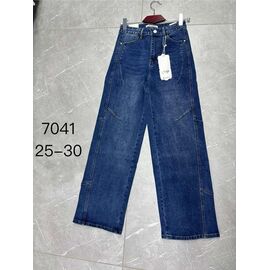Джинси жіночі 7041 blue р.25-30 "NewJeans" недорого оптом від прямого постачальника