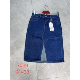 Фотография Юбка женская 7029 blue р.31-38 "NewJeans" недорого оптом от прямого поставщика