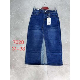 Фотография Юбка женская 7028 blue р.31-38 "NewJeans" недорого оптом от прямого поставщика