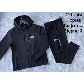 Фотография Костюм спортивный мужской 11+44 black р.48-56 "Faraon" недорого оптом от прямого поставщика