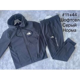 Фотография Костюм спортивный мужской 11+44 grey р.48-56 "Faraon" недорого оптом от прямого поставщика