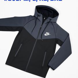 Фотография Ветровка подростковая 502 black-grey р.M-2XL "Faraon" недорого оптом от прямого поставщика