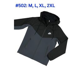 Фотография Ветровка подростковая 502 grey-black р.M-2XL "Faraon" недорого оптом от прямого поставщика