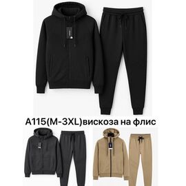 Фотография Костюм спортивный мужской A115 beige р.M-3XL "Faraon" недорого оптом от прямого поставщика