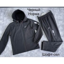 Фотография Костюм спортивный мужской FR563 black р.48-56 "Faraon" недорого оптом от прямого поставщика