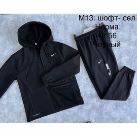 Фотография Костюм спортивный мужской M13-1 black р.48-56 "Faraon" недорого оптом от прямого поставщика