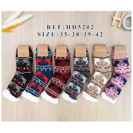 Фотография Носки женские тёплые HD5202 mix р.35-42 "Redoor" недорого оптом от прямого поставщика