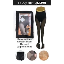 Фотография Колготы тёплые женские F155 black р.M-2XL "Redoor" недорого оптом от прямого поставщика