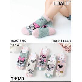 Шкарпетки дитячі теплі на дівчинку CT5907 mix р.2-8 "Redoor" недорого оптом від прямого постачальника