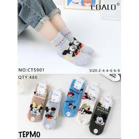 Шкарпетки дитячі теплі на дівчинку CT5901 mix р.2-8 "Redoor" недорого оптом від прямого постачальника