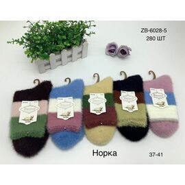 Фотография Носки женские тёплые ZB6028-5 mix р.37-41 "Redoor" недорого оптом от прямого поставщика