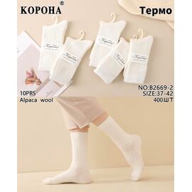 Шкарпетки жіночі теплі B2669-2 white р.37-42 "Redoor" недорого оптом від прямого постачальника