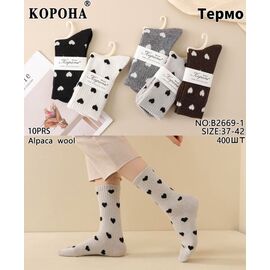 Фотография Носки женские тёплые B2669-1 mix р.37-42 "Redoor" недорого оптом от прямого поставщика