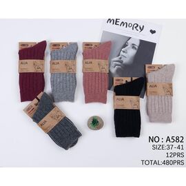 Шкарпетки жіночі теплі A582 mix р.37-41 "Redoor" недорого оптом від прямого постачальника