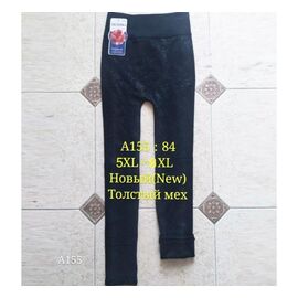 Фотография Лосины женские A155 black р.5XL-8XL "Redoor" недорого оптом от прямого поставщика