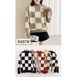 Фотография Свитер женский 8487 mix р.48-50 "Lola" недорого оптом от прямого поставщика