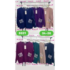 Фотография Свитер женский 8651 mix р.54-56 "Lola" недорого оптом от прямого поставщика