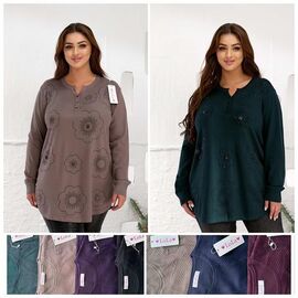 Туніка жіноча LL214 mix р.58-60 "Lola" недорого оптом від прямого постачальника