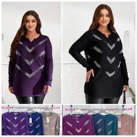 Туніка жіноча LL221 mix р.58-60 "Lola" недорого оптом від прямого постачальника