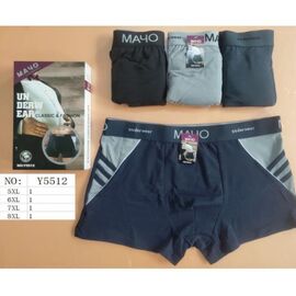 Фотография Трусы мужские Y5512 mix р.5XL-8XL "Redoor" недорого оптом от прямого поставщика