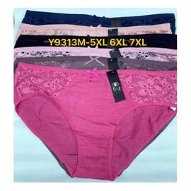 Фотография Трусы женские Y9313M mix р.5XL-7XL "Redoor" недорого оптом от прямого поставщика