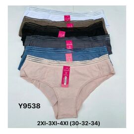 Фотография Трусы женские Y9538 mix р.2XL-4XL "Redoor" недорого оптом от прямого поставщика