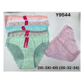 Фотография Трусы женские Y9544 mix р.2XL-4XL "Redoor" недорого оптом от прямого поставщика