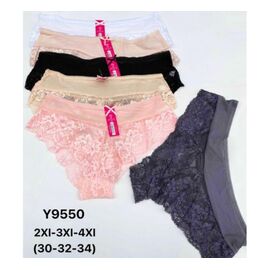 Фотография Трусы женские Y9550 mix р.2XL-4XL "Redoor" недорого оптом от прямого поставщика