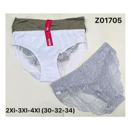 Фотография Трусы женские Z01705 mix р.2XL-4XL "Redoor" недорого оптом от прямого поставщика