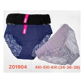 Фотография Трусы женские Z01904 mix р.4XL-6XL "Redoor" недорого оптом от прямого поставщика