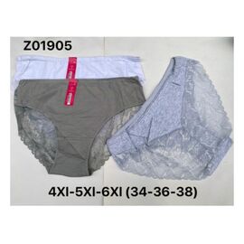 Фотография Трусы женские Z01905 mix р.4XL-6XL "Redoor" недорого оптом от прямого поставщика