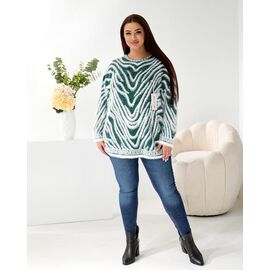 Фотография Свитер женский LL317 green р.56 "Lola" недорого оптом от прямого поставщика