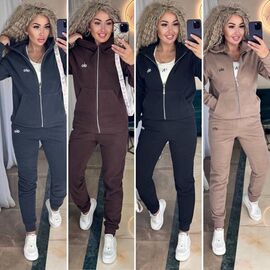 Костюм спортивний жіночий 1005 black р.42-52 "Faraon" недорого оптом від прямого постачальника