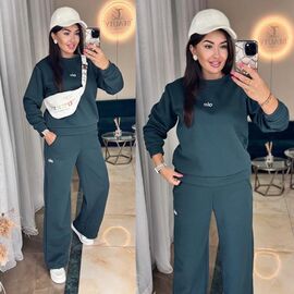 Костюм спортивний жіночий 1103 d.green р.42-52 "Faraon" недорого оптом від прямого постачальника