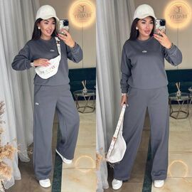 Костюм спортивний жіночий 1103 grey р.42-52 "Faraon" недорого оптом від прямого постачальника