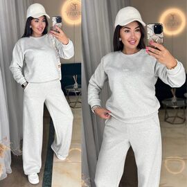 Костюм спортивний жіночий 1103 l.grey р.42-52 "Faraon" недорого оптом від прямого постачальника