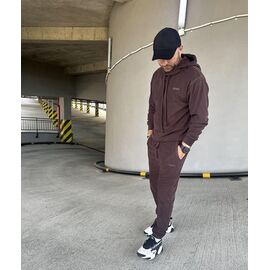 Фотография Костюм спортивный мужской 2082 brown р.M-2XL "Faraon" недорого оптом от прямого поставщика