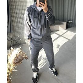 Фотография Костюм спортивный мужской 2084 grey р.M-2XL "Faraon" недорого оптом от прямого поставщика