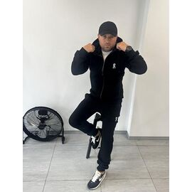 Фотография Костюм спортивный мужской 2086 black р.M-2XL "Faraon" недорого оптом от прямого поставщика