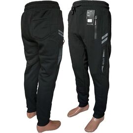 Фотография Штаны спортивные мужские утеплённые 2205 black р.48-56 "Faraon" недорого оптом от прямого поставщика