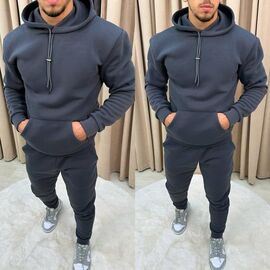 Фотография Костюм спортивный мужской 232 grey р.M-XL "Faraon" недорого оптом от прямого поставщика