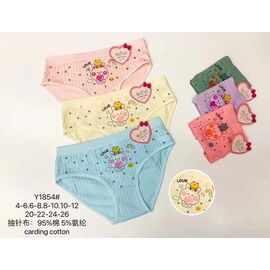 Труси дитячі на дівчинку Y1854 mix р.4-12 "Redoor" недорого оптом від прямого постачальника